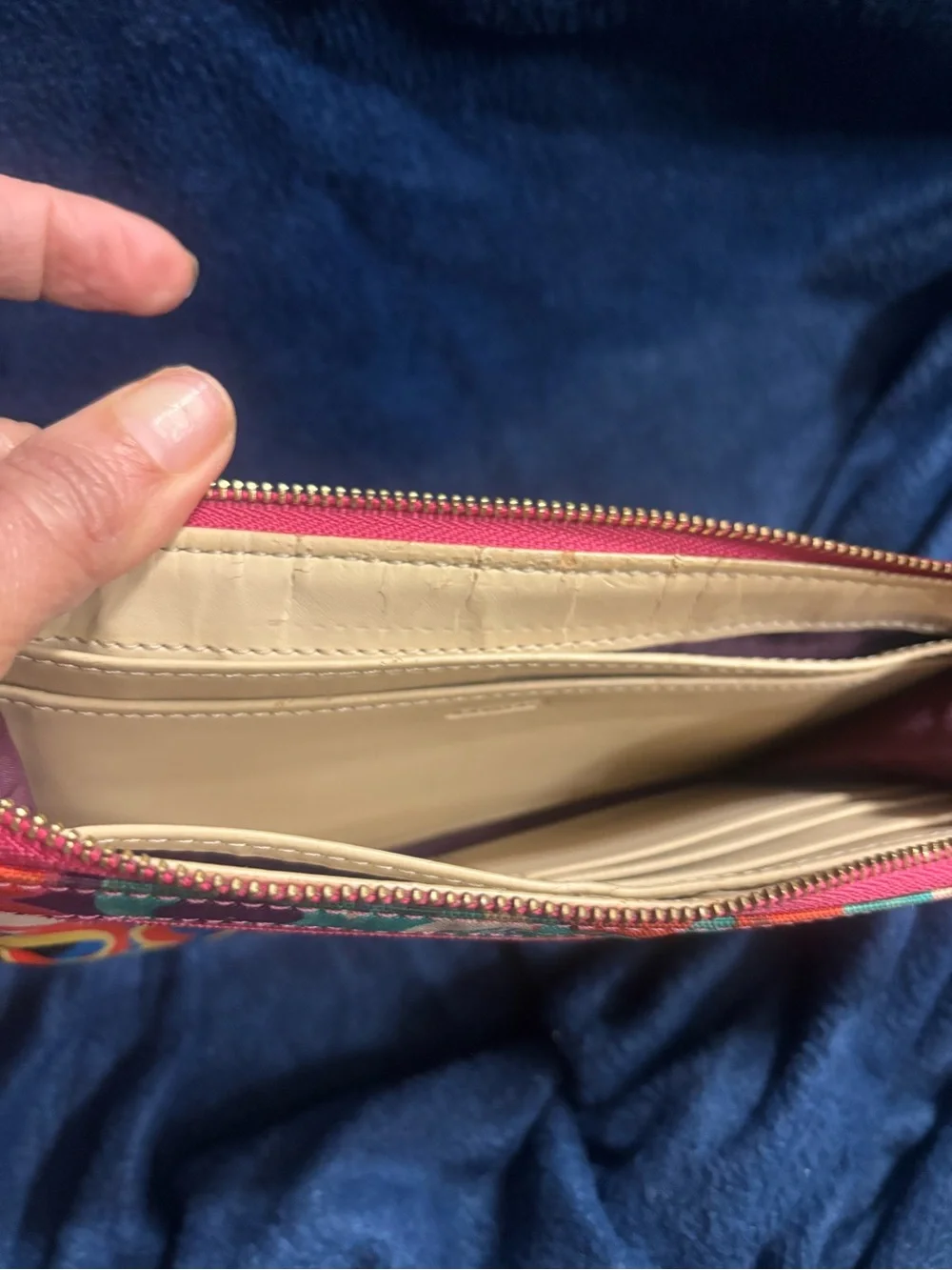 Coach Multicolor Poppy Wristlet